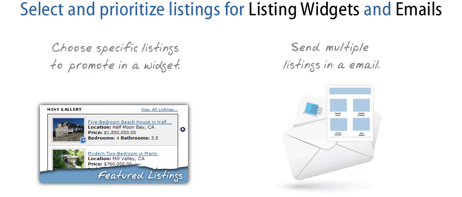 Create Listing Widgets or Email multiple listings